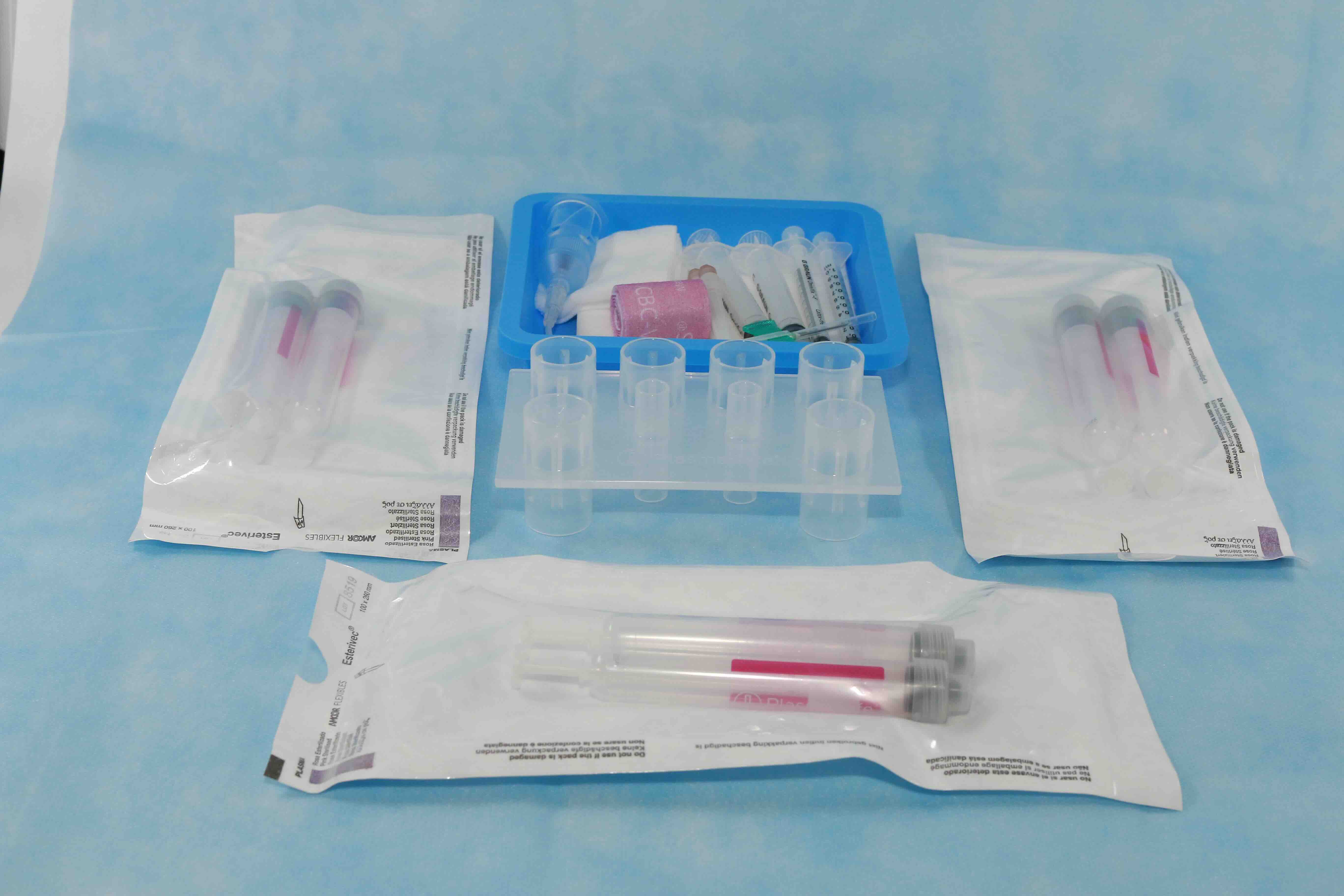 PlasmaSafe Einmal-Kit, geöffnet